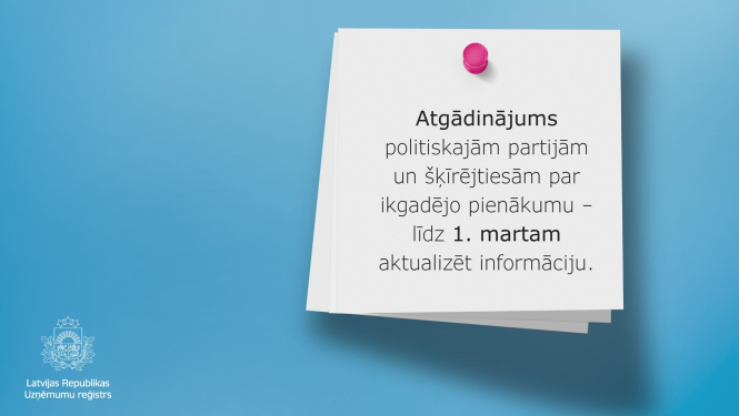 Piezīmju lapiņa uz kuras uzrakstīts atgādinājums politiskajām partijām un šķīrējtiesām