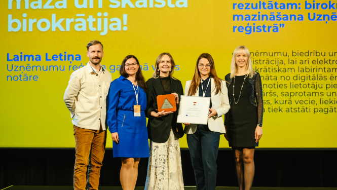 UR saņem Valsts kancelejas atzinību konferencē "Celmlauzis"