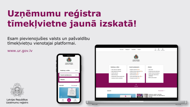 UR pievienojies Tīmekļvietņu vienotās platformas saimei