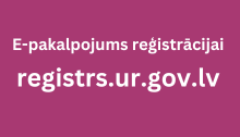 E-pakalpojums reģistrācijai registrs.ur.gov.lv